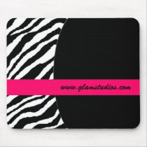 Zebra Striped Mousepad