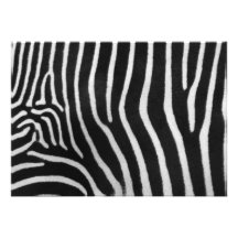 Zebra Striped Pattern Invitation