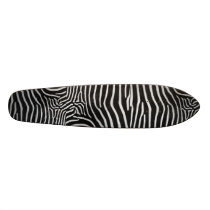 Zebra Striped Skateboard