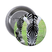 Zebra Stripes Button