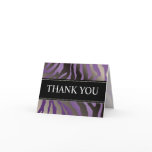 Zebra Stripes/Thank You Note Cards