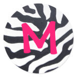 Zebra with Monogram