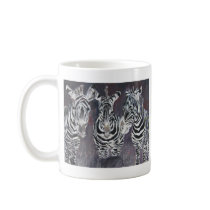 zebra zoo animal wildlife painting art gifts mugs