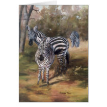 Zebras Blank Card