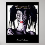 Zeeebra by Alicia Hollinger Posters