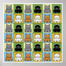 Zen Cat Print Small