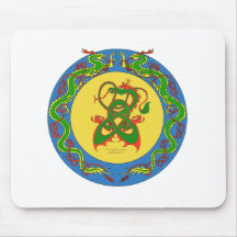 zen dragon ring mouse pads