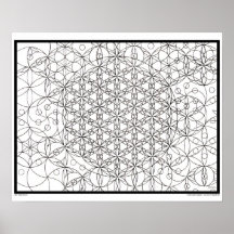 Zen Flower of Life Print