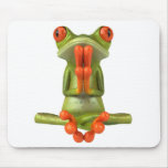 Zen frog mouse pads