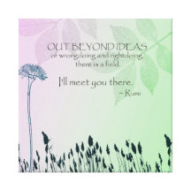 Zen Ideas Stretched Canvas Print