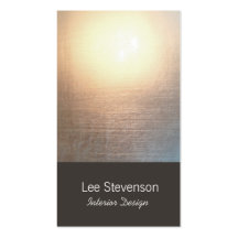 Zen Interior Designer Business Card