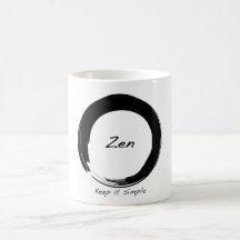Zen: Keep it simple Coffee Mugs