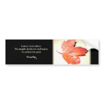 Zen Maple Poem & Art Bumper Sticker bumper stickers