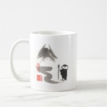 Zen Monk on Journey Coffee Mug