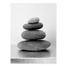 Zen Pebbles Postcard