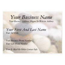 Zen Rock Garden Business Card Template