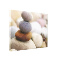 Zen Rock Garden Gallery Wrap Canvas