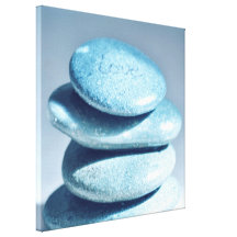 Zen Rocks Gallery Wrap Canvas