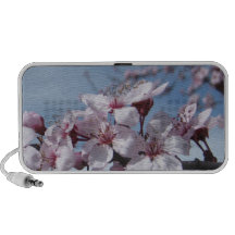 Zen Touch the Sky Cherry Blossom Doodle Speaker