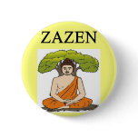 ZEN  ZAZEN PINBACK BUTTONS
