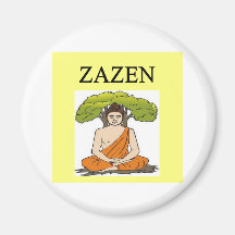 ZEN  ZAZEN REFRIGERATOR MAGNET