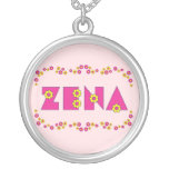Zena in Flores Pink Necklaces