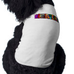ZENITH ~ PERSONALIZED LGLETTER ~ PET-WARE FOR DOGS PET T-SHIRT