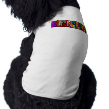 ZENITH ~ PERSONALIZED LGLETTER ~ PET-WARE FOR DOGS PET T-SHIRT