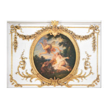 Zephyr and Flora, from the Salle de Conseil Stretched Canvas Prints