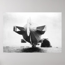 Zeppelin Airship Poster