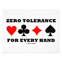 Zero Tolerance For Every Hand Announcements