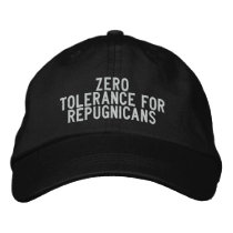 zero tolerance for Repugnicans