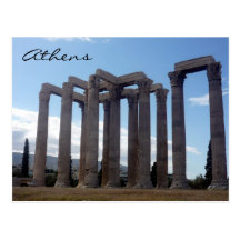 zeus columns post card