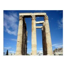 zeus temple square post card