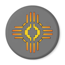 Zia Sun Sign Refrigerator Magnet