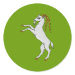 Ziegenbock billy goat runde aufkleber