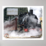 Zig Zag Railway Steam Locomotive 9J53D-19 Print