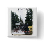 Zig Zag Railway Steam Locomotive 9J53D-21 Pinback Button