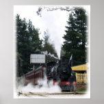 Zig Zag Railway Steam Locomotive 9J53D-21 Print