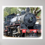 Zig Zag Railway Steam Locomotive 9J54D-01 Poster