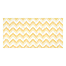 Zigzag in warm tan, beige and white. customised photo card