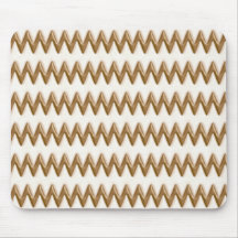 Zigzags - Milk Chocolate and White Chocolate Mouse Mat