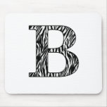 Zilly Zebra B Mouse Mat