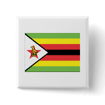 Zimbabwe Pinback Button