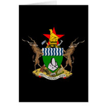 Zimbabwe Coat of Arms Greeting Card