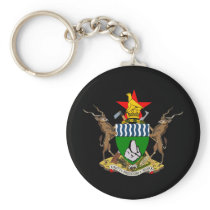 Zimbabwe Coat of Arms Key Chain