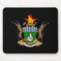 Zimbabwe Coat of Arms Mouse Pads