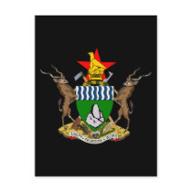 Zimbabwe Coat of Arms Postcard