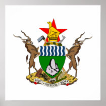 Zimbabwe Coat of Arms Print