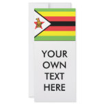 Zimbabwe Flag rack cards